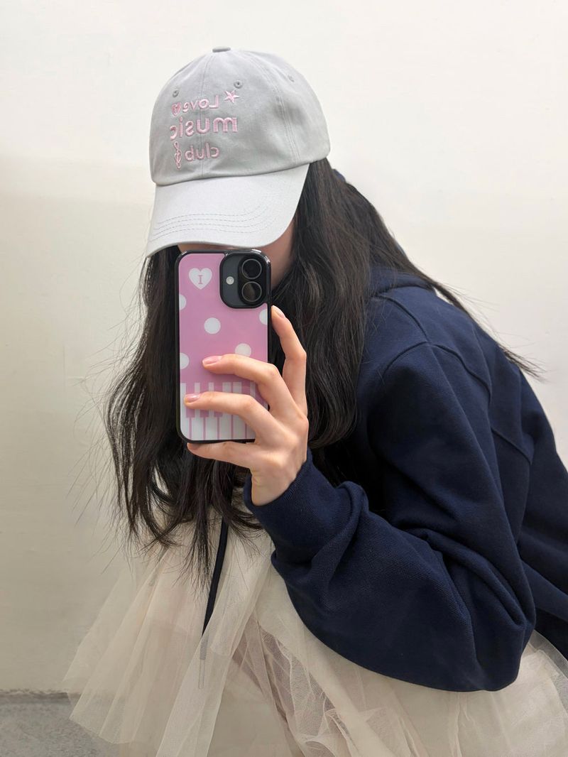 piano melody case - pink