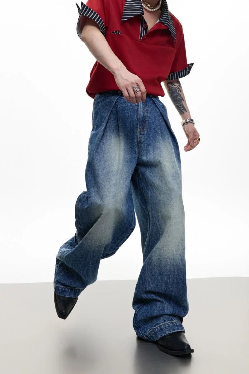 Argue Cultureの「Washed Gradient Embroidered Jeans(Pants)」