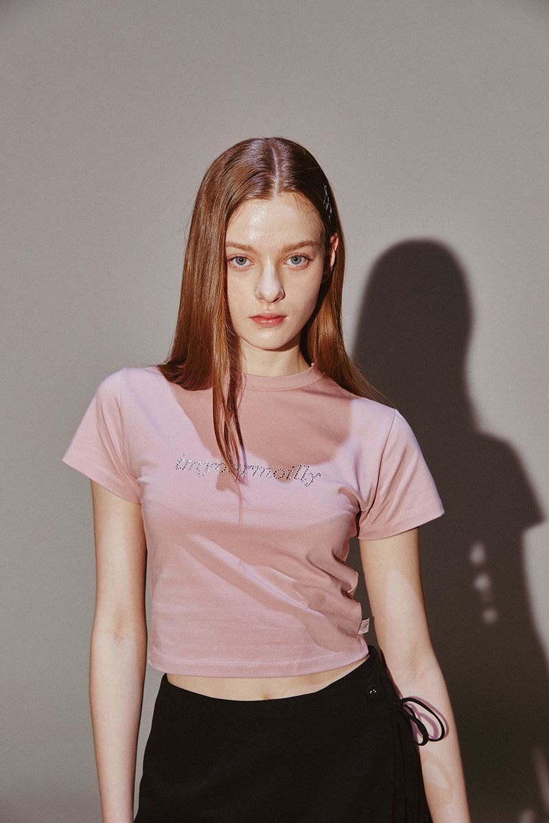 Crystal Hotfix T Pink