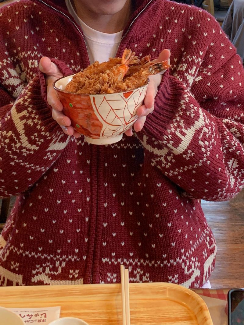 [Premium] Santa reversible Nordic knit zip-up
