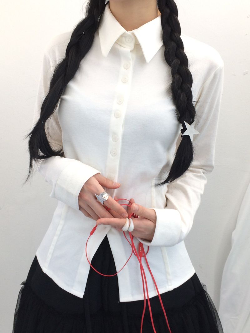 Hairy cream jacket