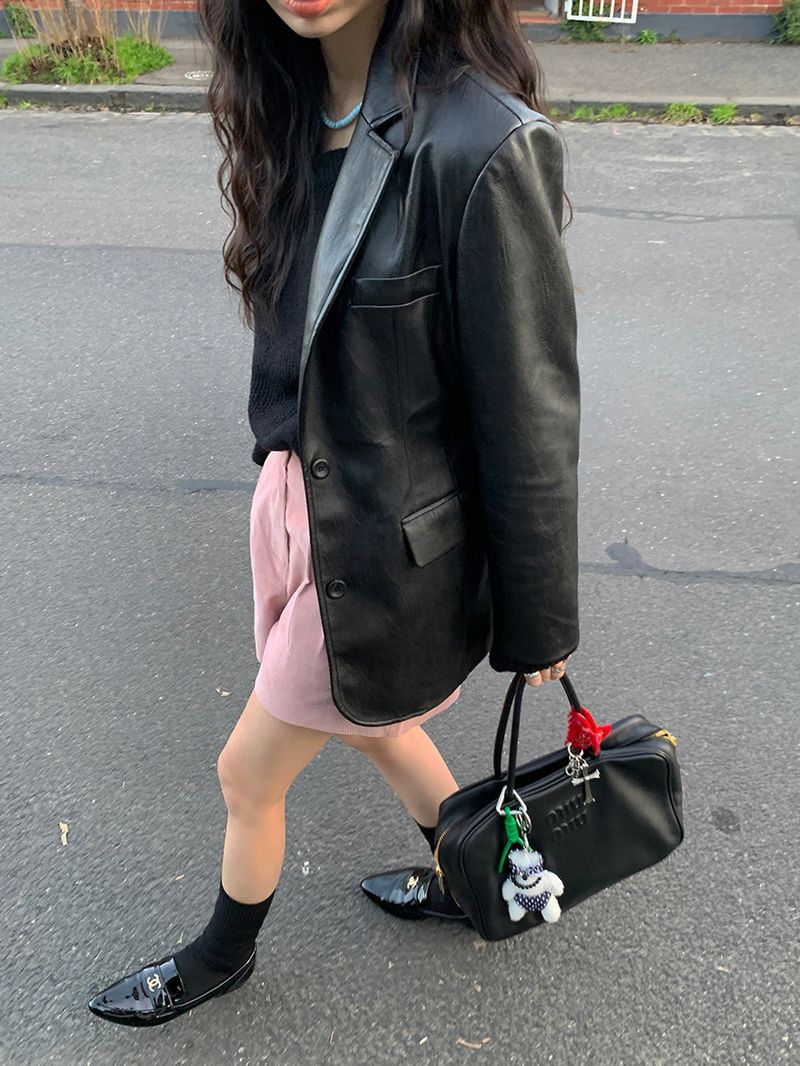 [MADE] Onz Classic Vegan Leather Jacket