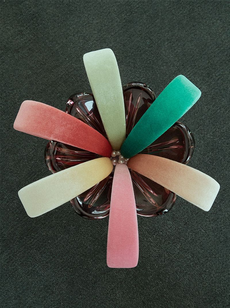 Racing Green Velvet Headband