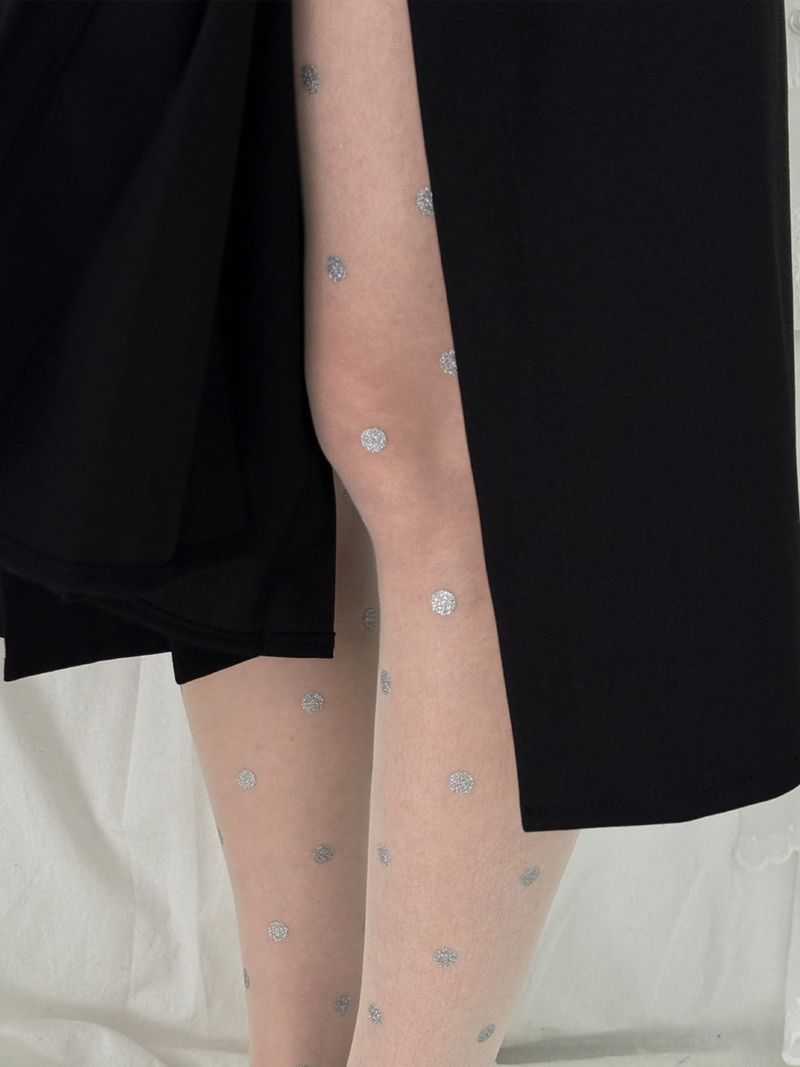 silver dot stocking