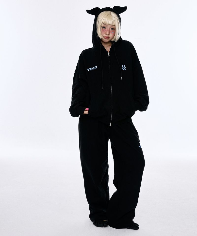 [BASIC] ウィングパンツ Black