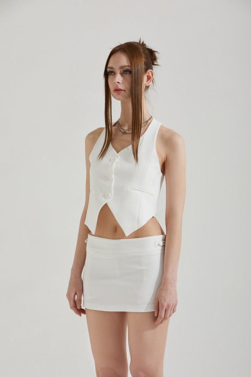 STRAP MINI SKIRT