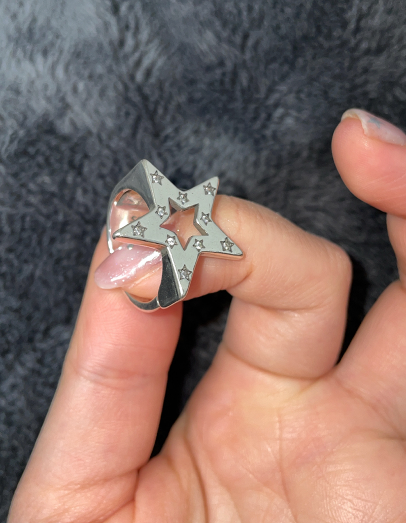 Star Cubic Ring (925 silver)
