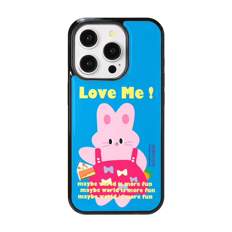 HAPPIMYMEMINE（ハッピーマイミーマイン）の「[MADE] ラブミーフォンケース ブルー（スマホグッズ/小物）」