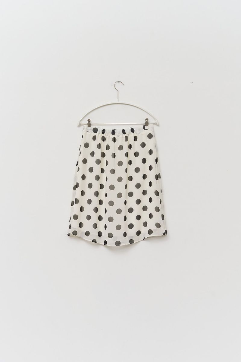 (W) Cora Dot Chiffon Skirt