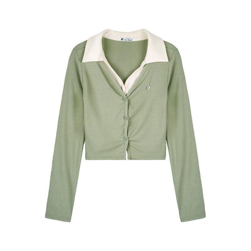 Double Detail Slim Top (3colors)