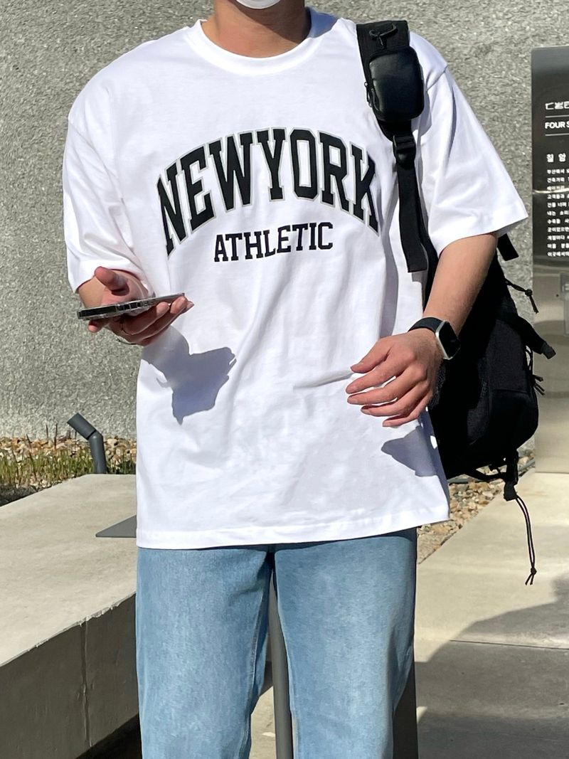 [MADE]NEVERDOWHY NEWYORK PRINTING T-SHIRTS