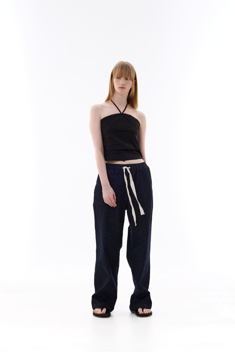 MELLIFLUOUS STRING TUBE TOP / BLACK