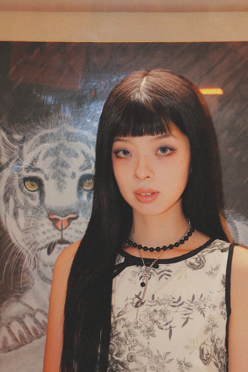 紅煙 Suryeon necklace (2way) (Black/Blue)