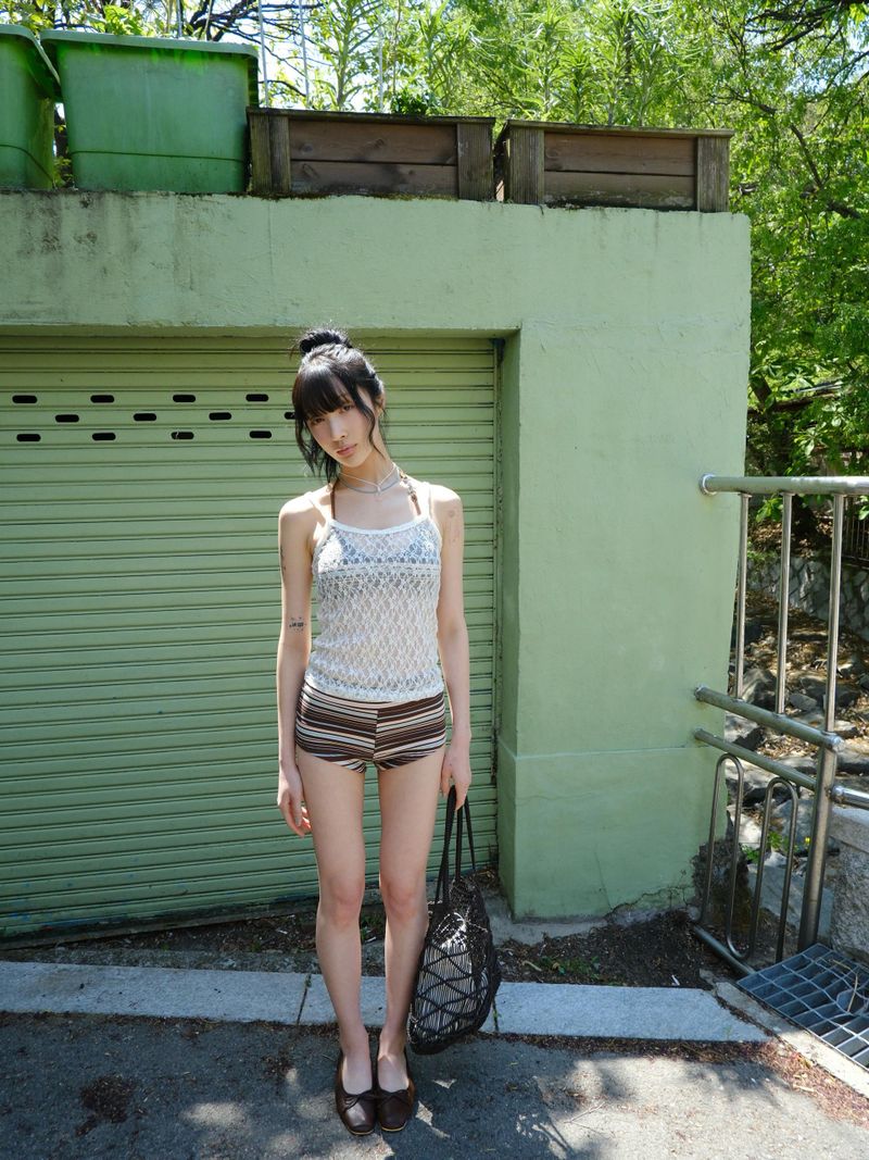 timelineseoul（タイムラインソウル）の「lace see-through slvl（Tops）」