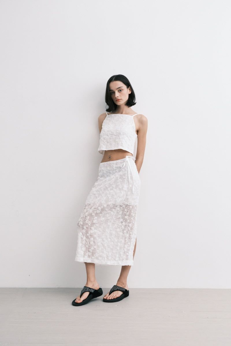 rose top (white)