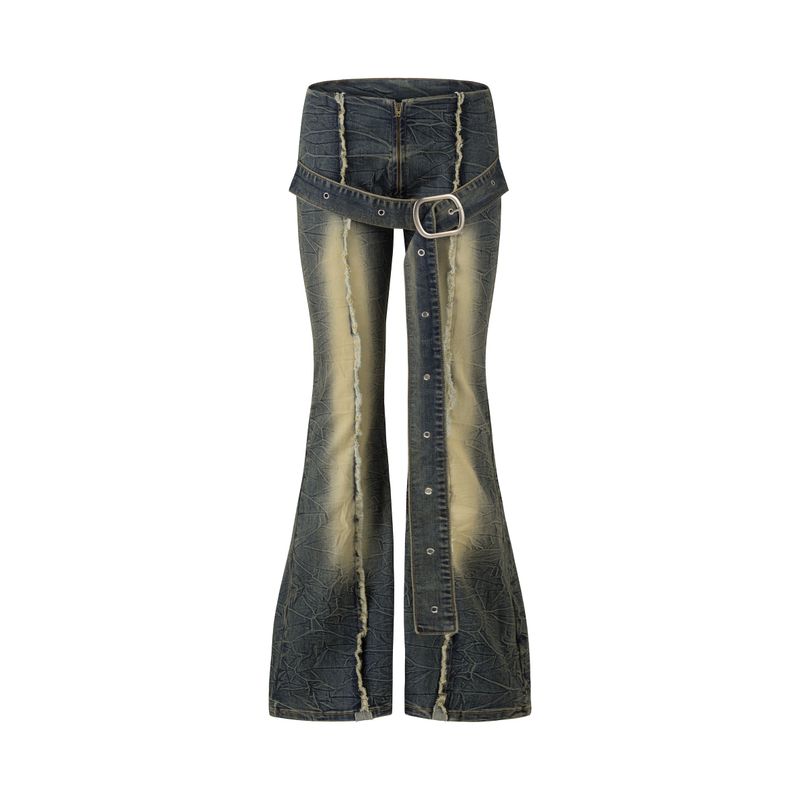 Aesir Studios（アースィア・スタジオ）の「ATLU - Flared - Jeans (blue/black)（Pants）」