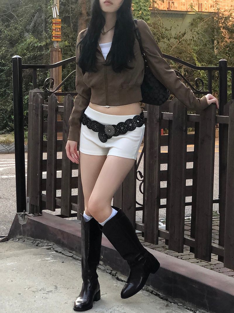 Deep Brown Crop Jumper