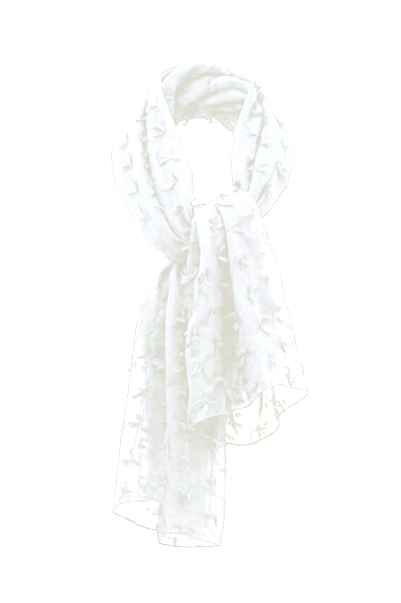 Tassel Ribbon Layer Scarf_2 colors