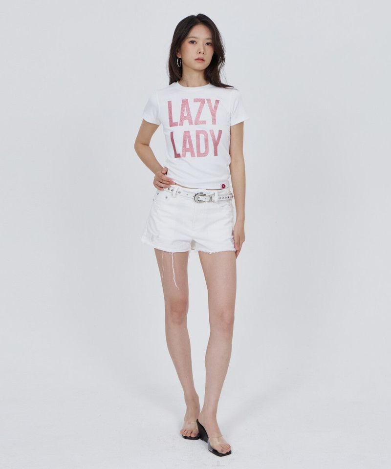 CONY LAZY LADY TEE / WHITE