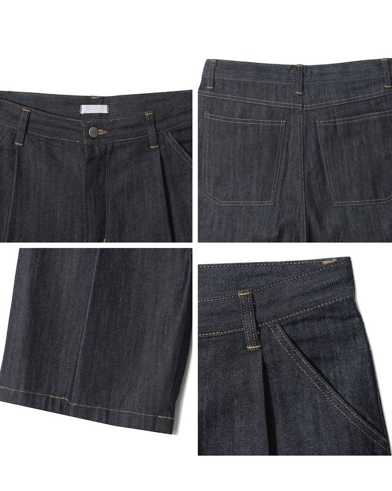 Rush Bermuda Raw Denim Pants