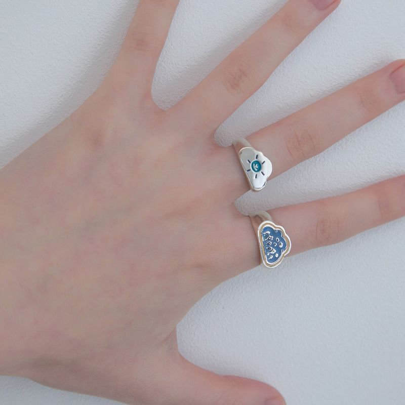 happy fluffy cloud ring
