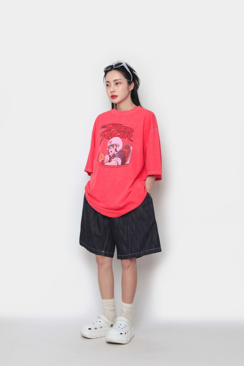 Bermuda banding half pants