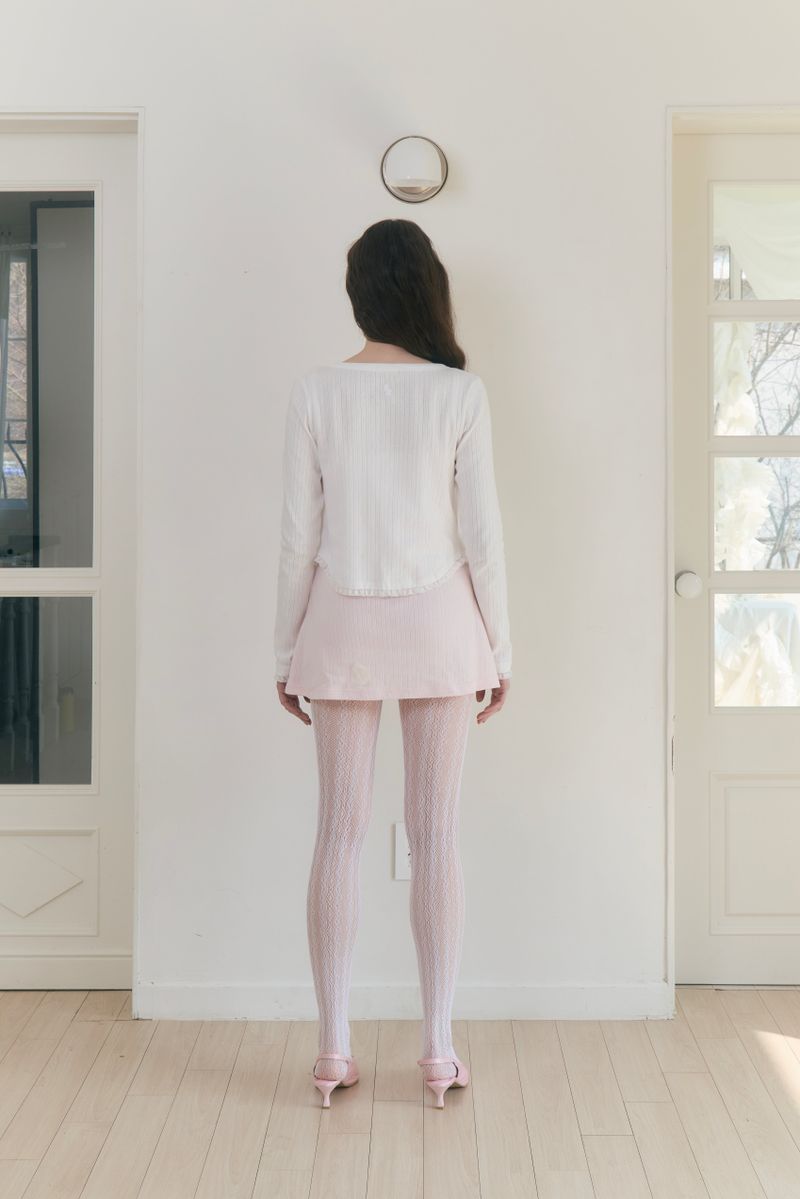 Sweet Dreams Button Mini Dress (Pink)