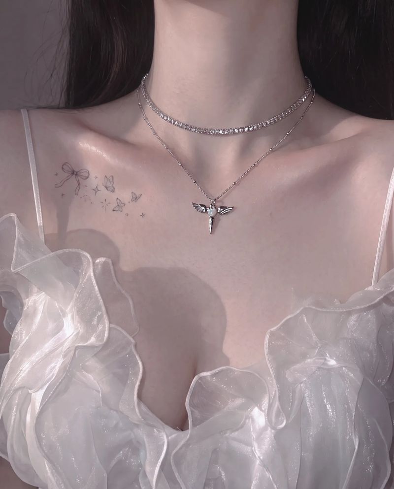 aimelbie(アイメルビー)の「エンジェルワンドレイヤードネックレス(アクセサリー)」