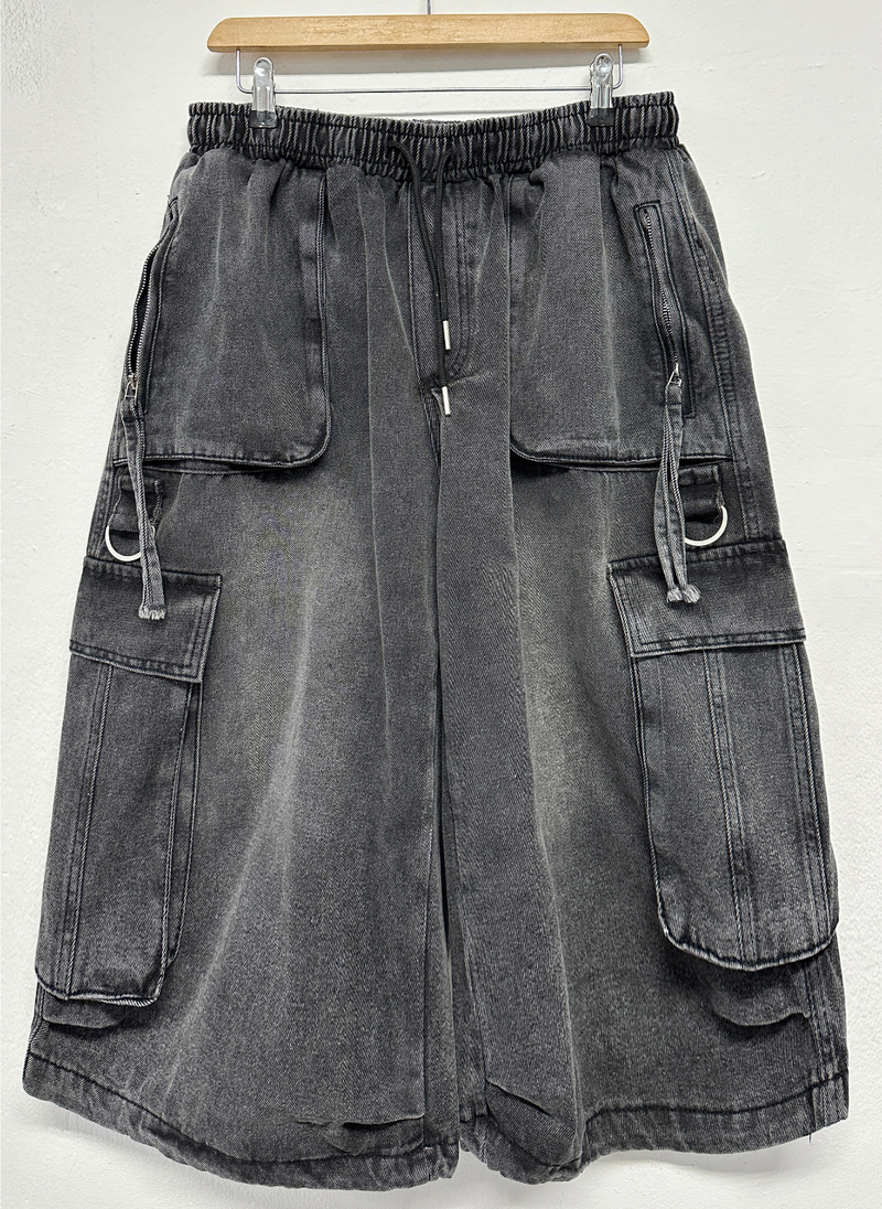D-RING ZIPPER CARGO Bermuda