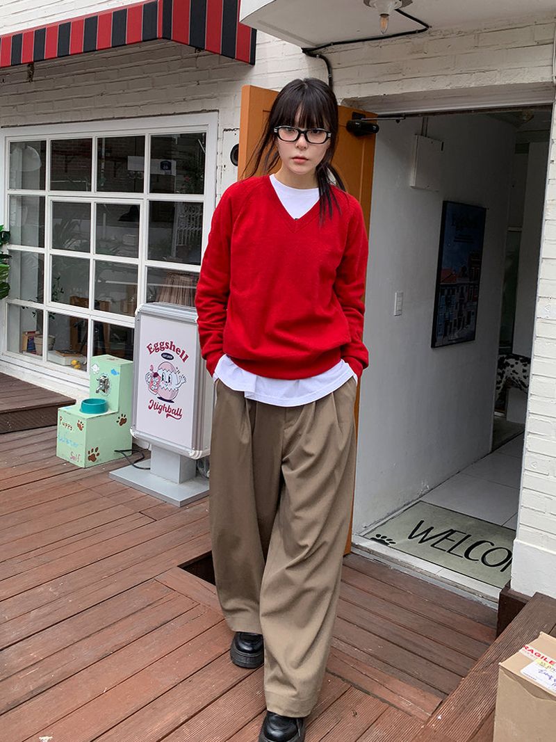 TWO-TUCK BALLOON SLACKS (3C)