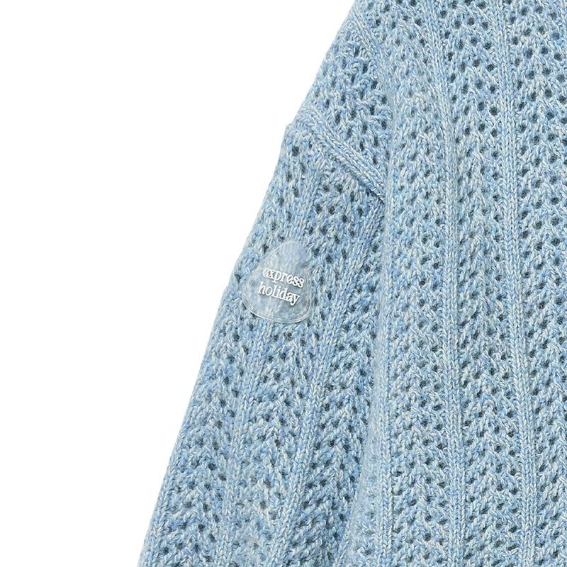 Express Holiday Mix Knit_Sky Blue