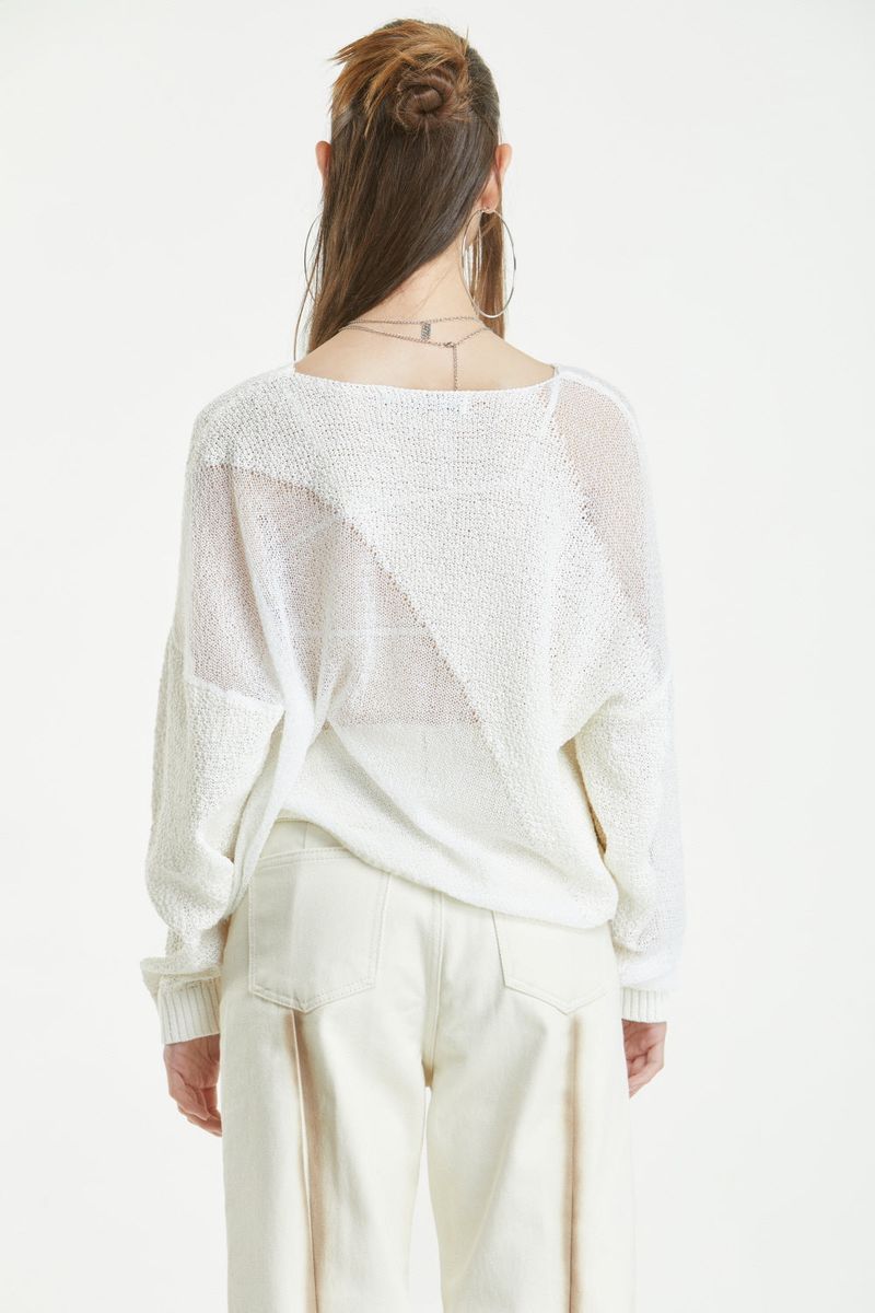 HAND SEE-THROUGH KNIT