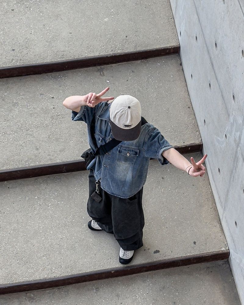 Weather Half Denim Jacket