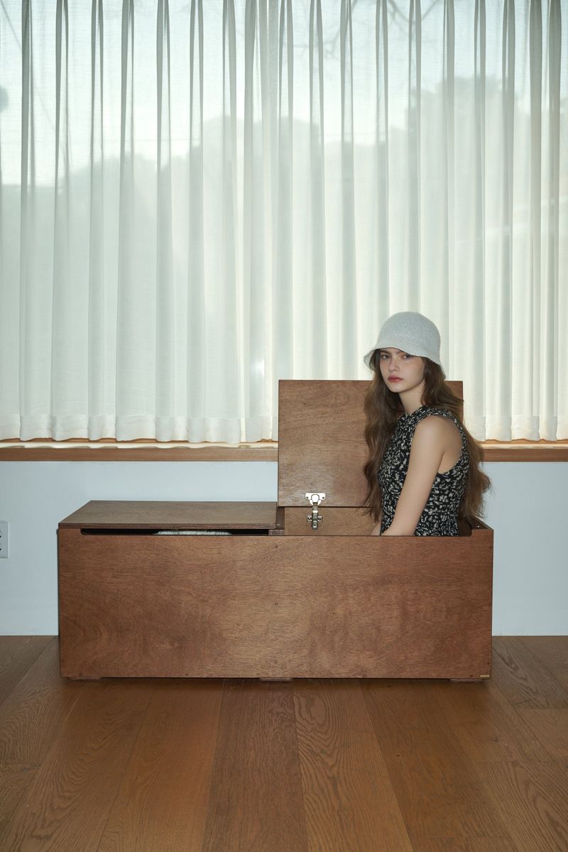 PONY bucket hat_ivory