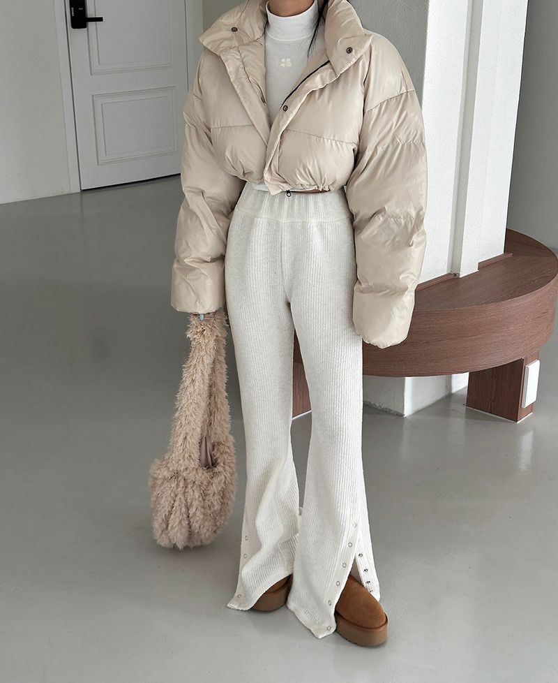 Crop cropped wellon short padded coat