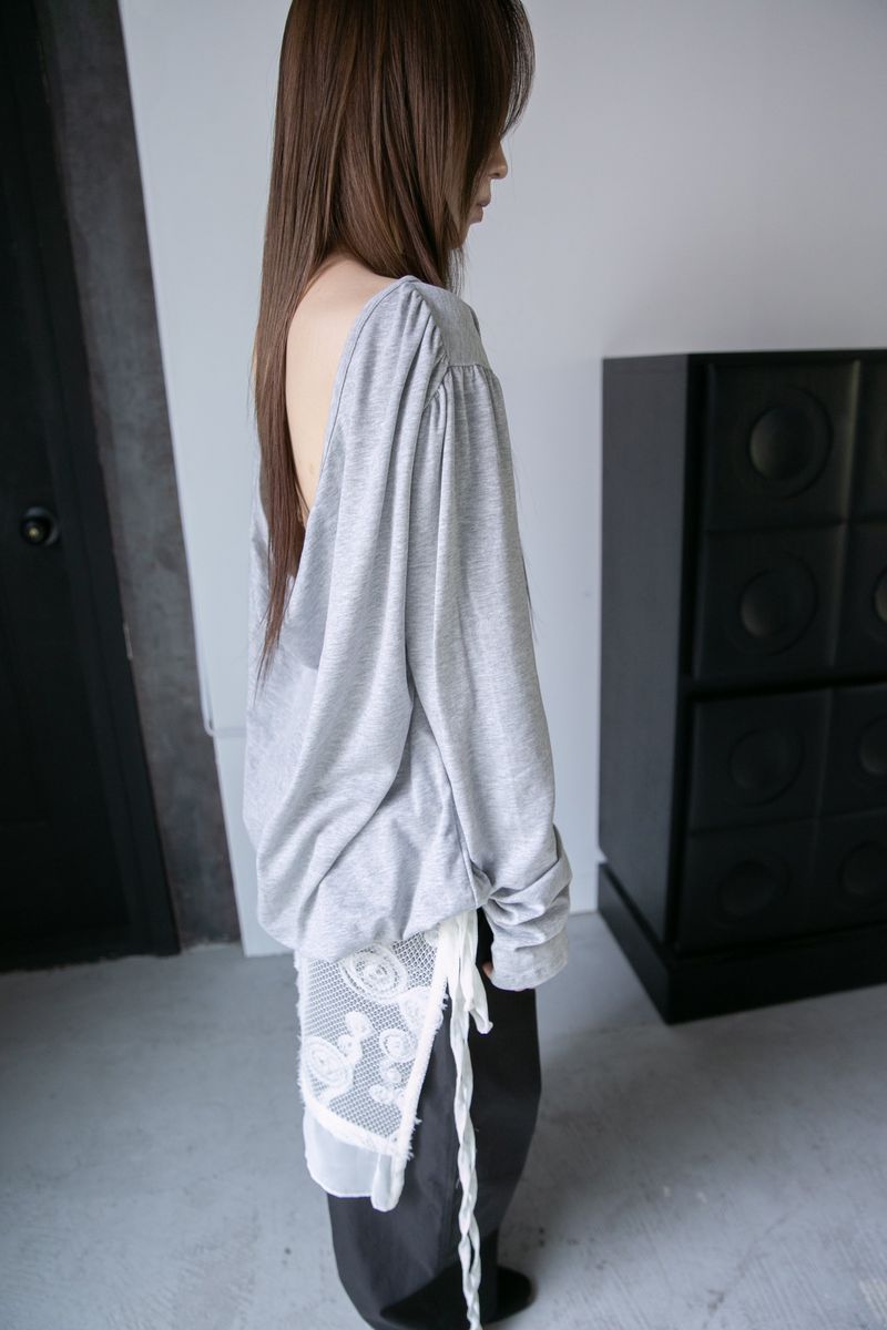 draped backless over top(3colors)