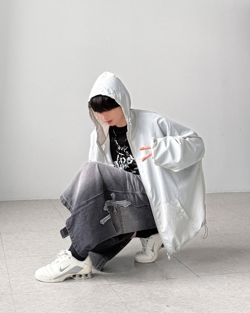 Rain Hood Windbreaker
