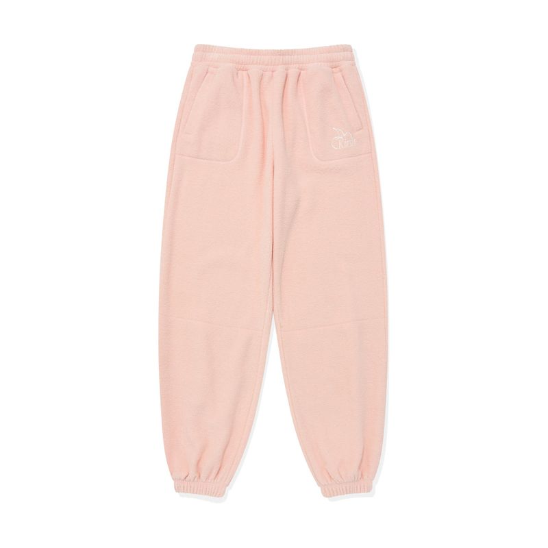 CHERRY TERRY JOGGER PANTS [SALMON]