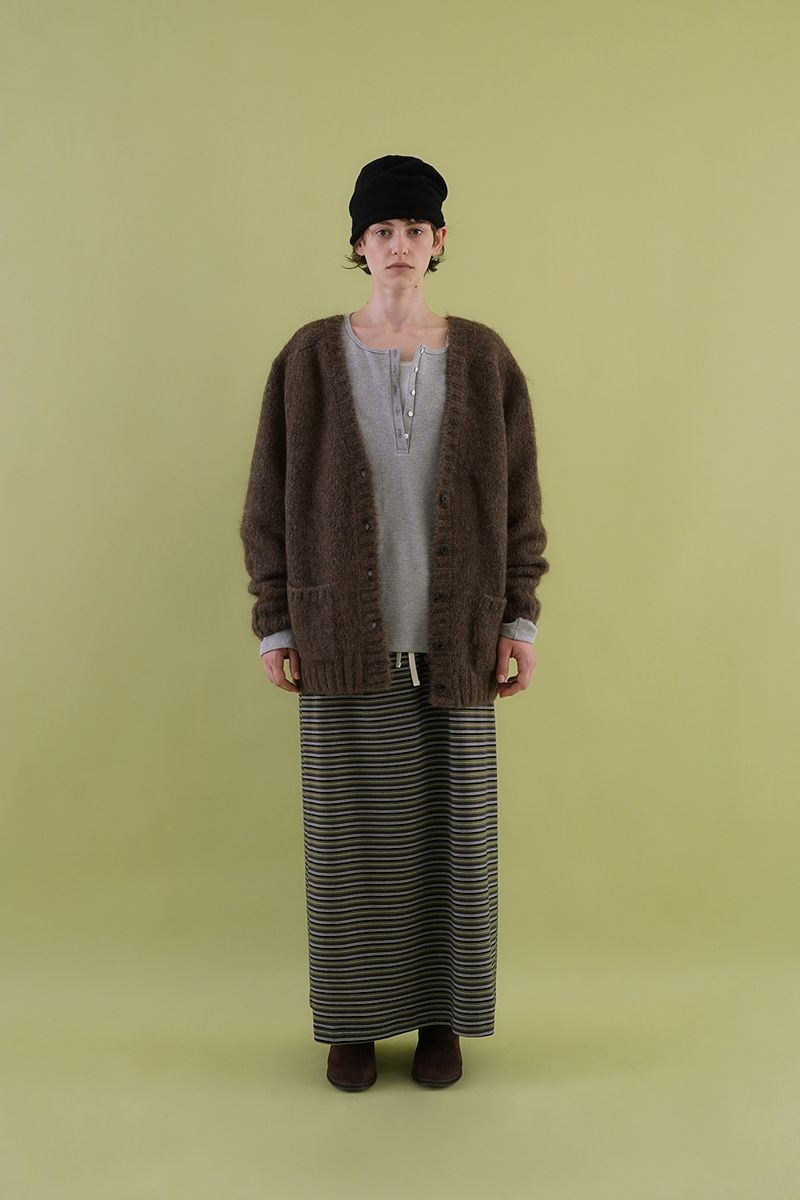 Softy alpaca cardigan_brown