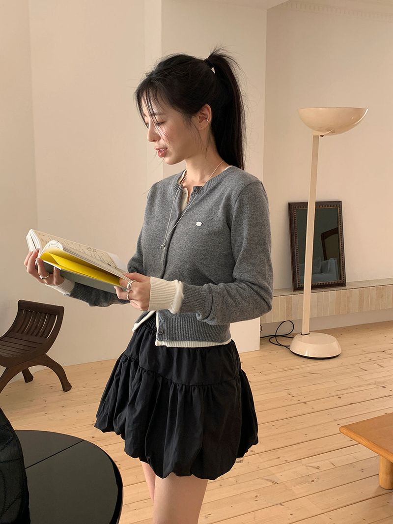 [MADE] MIETTE CASHMERE ROUND CARDIGAN