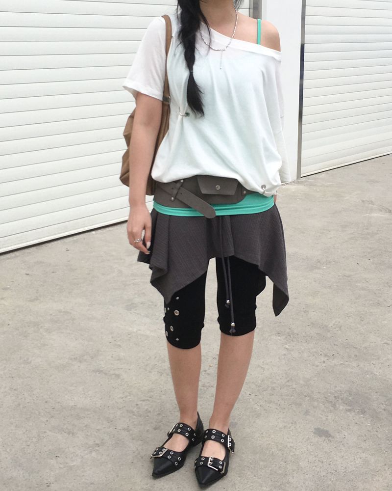 Stud leggings