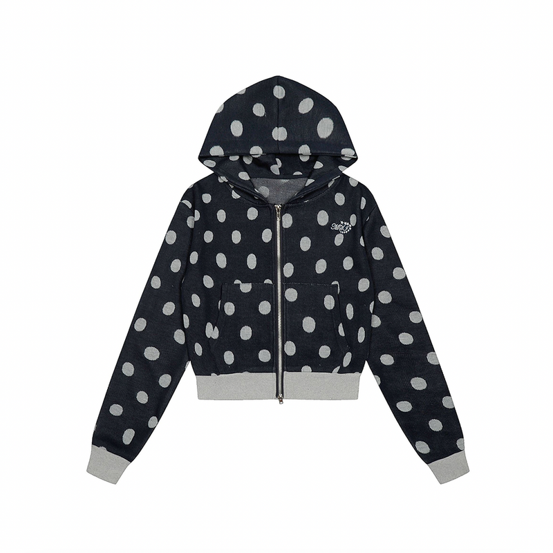 Cozy&Kitsch（コージーアンドキッチ）の「Dot&Star Patten Hooded Zip-up（Tops）」