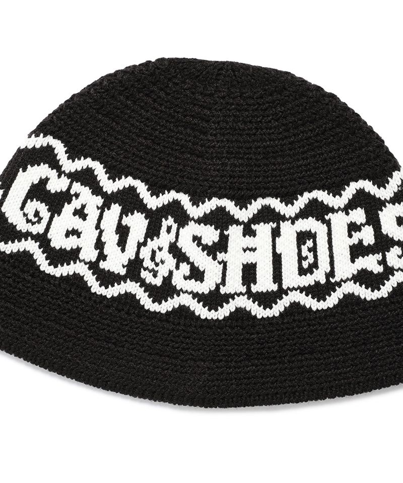 CLEF KNIT BUCKET HAT BLACK(CV2EFUAB30A)