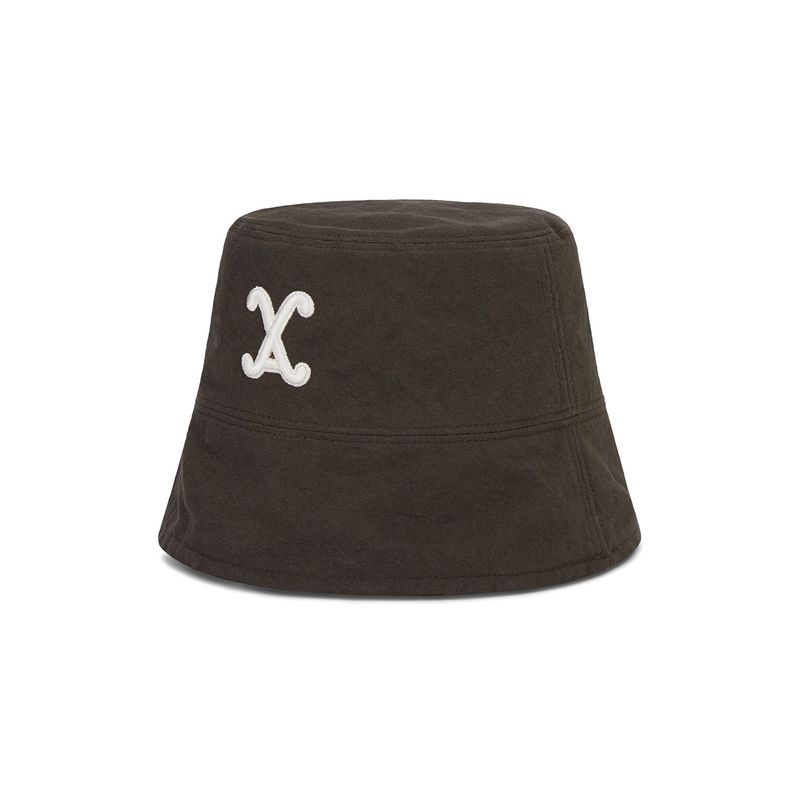 VA Curved 3D Logo Drop Bucket Hat / Brown