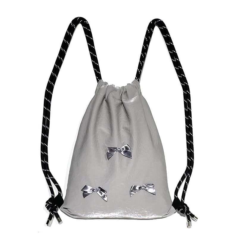 OTHER-worldly（アザーワールドリー）の「Ribbon Gym Sack [Gray]（Bags）」