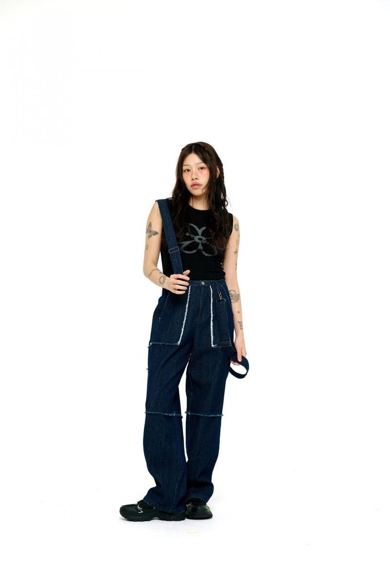 LETOILE（レトワール）の「SUSPENDERS DENIM PANTS（Pants）」