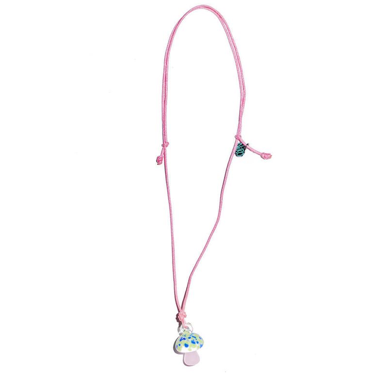 iLOVE MUSHROOM NECKLACE(POLY STRAP) #104