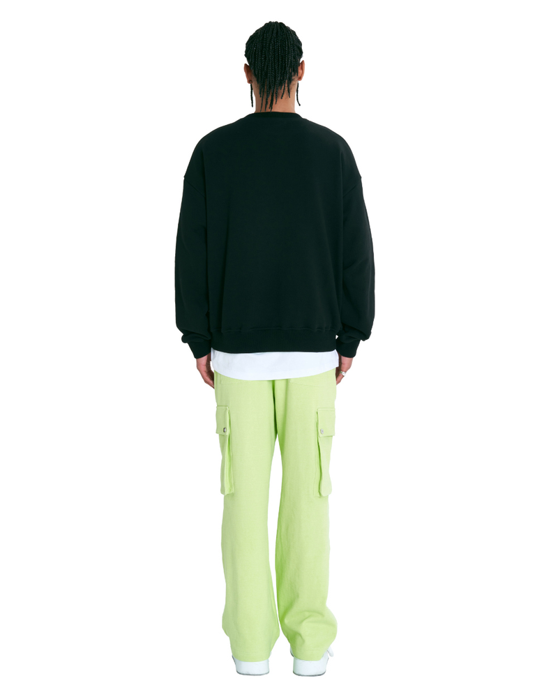 Cargo Jersey Pants - Black