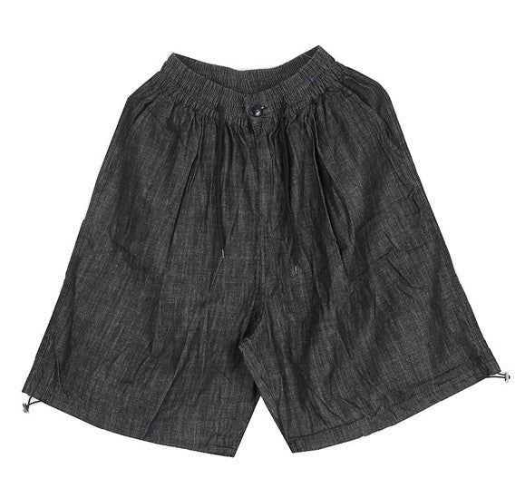 No.0274 denim string wide SHORTS