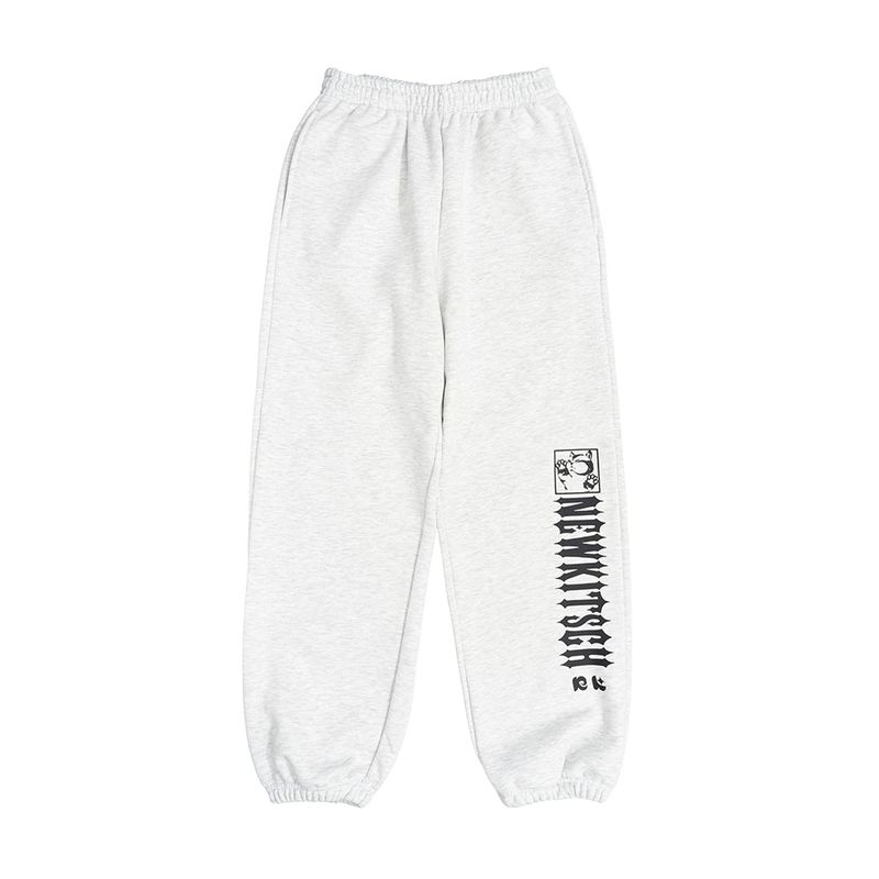 NEWKITSCH(ニューキッチジェネレーション)の「LOCKED-UP CAT TRAINING PANTS (LIGHT MELANGE)(Pants)」